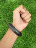 Sarbloh Kara Black Bangle Pure Iron Sikh Dori Kada Heavy Singh Kaur Khalsa OF1