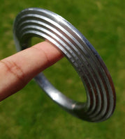 Sarbloh Chakri Kara Sikh Singh Kaur Lines Kada Khalsa Taksali Bangle S11 NEW