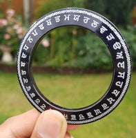 Sant Bhindranwale Kara Gurmukhi Black White Sarbloh Kada Sikh Singh Bangle G21