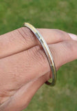 Sikh Kids Kara Stainless Steel Brass Edge Lines Bangle Singh Kaur Kada Y4 New