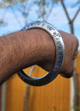 Mool mantar sarbloh kara bangle singh kaur khalsa chakri kada sikh iron kada c17