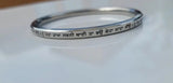 Sikh kara tu mera rakha sabni thai flat stainless steel singh kada bangle e16