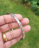 Sikh kara tu mera rakha sabni thai flat stainless steel singh kada bangle e16