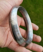 Sarbloh kara smooth round sikh singh kaur punjabi khalsa kada iron bangle i2