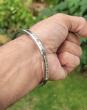 Sikh kara tu mera rakha sabni thai flat stainless steel singh kada bangle e16