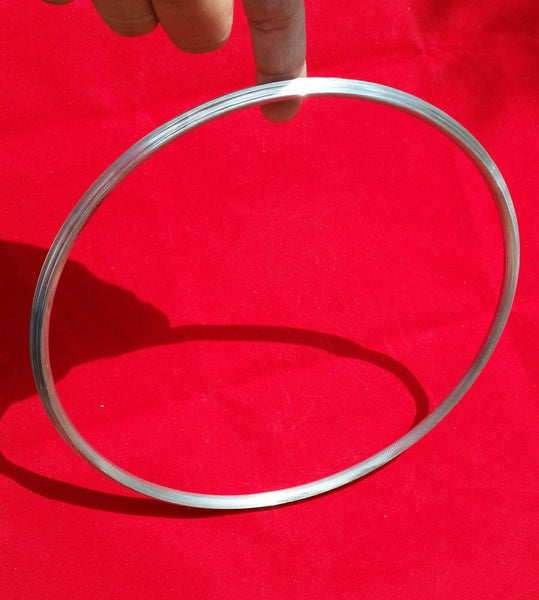 5 Five lines Sarbloh Pure Steel Sikh Singh Kaur Khalsa Dumala chakar Dastar Ring