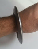 Sarbloh Kara Sikh Pure Iron Kada Smooth Khalsa Bangle Taksali Kada Bracelet D1