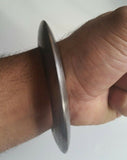 Sarbloh Kara Sikh Pure Iron Kada Smooth Khalsa Bangle Taksali Kada Bracelet D1