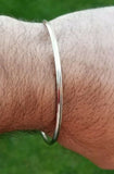 Stainless Steel Kara Silver Colour Thin Sikh Kada Singh Kaur Khalsa Bangle T3