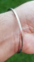 Stainless Steel Kara Silver Colour Thin Sikh Kada Singh Kaur Khalsa Bangle T3