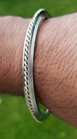 Sikh kara stainless steel twisted brass wires rope kada singh kaur bangle l13