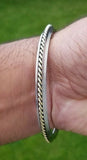 Sikh kara stainless steel twisted brass wires rope kada singh kaur bangle l13