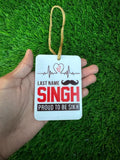 Sikh Bhindranwale Acrylic Moosewala Pendant Evil Eye Protection Car Hanger OFL