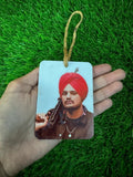 Sikh Bhindranwale Acrylic Moosewala Pendant Evil Eye Protection Car Hanger OFL