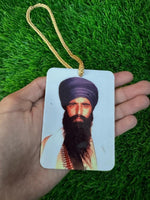 Sikh Bhindranwale Acrylic Moosewala Pendant Evil Eye Protection Car Hanger OFL