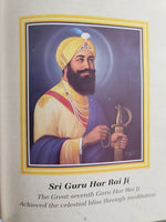 Ten Sikh Guru's Kids Illustrated Sikhism Story Book Colour photos in English MA