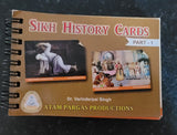 Sikh History Cards Part 1 for Kids Learn Sikhism Book Colour photos English MA