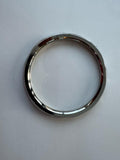 Sikh Kara Stainless Steel One Edge Diamond Cut Bangle Singh Kaur Punjabi Kada OG