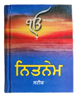 Sikh Nitnem Steek Japji Jaap Anand Rehras Gutka Sahib Punjabi Gurbani Book VVV24