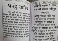 Sikh Hindi Nitnem Sahib ji Steek Jap Ji Jaap Rehras Anand Gutka Bani Book VVV33