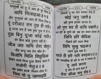 Sikh Hindi Nitnem Sahib ji Steek Jap Ji Jaap Rehras Anand Gutka Bani Book VVV33