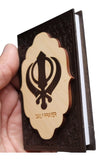 Sikh Daily Prayer Gurbani Japji Rehras Sahib Ji Gutka Roman English Wood Khanda