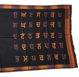 Gurmukhi Alphabet Shawl Punjab Map Stole Indian Lohi Panjabi JPPunjabi Lohri New