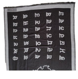 Gurmukhi Alphabet Big Lohi Shawl Punjab Map Stole Indian Panjabi JPPunjabi Lohri