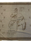 Gurmukhi Alphabet Big Lohi Great Sikh Warrior Hari Singh Nalwa Punjabi Shawl GP5