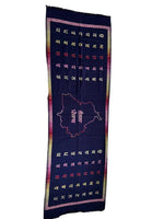 Gurmukhi Urra Airra Alphabet Panjabi Woolen Shawl Rangla Punjab India Stole Lohi