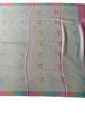 Gurmukhi Urra Airra Alphabet Panjabi Woolen Shawl Punjab Map India Stole Gp4 Loi