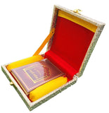 Sikh Japji Sahib Bani Gutka Gift Box Gurmukhi Golden Printing Swiss Design Book