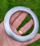 Sikh Kara Sarbloh Kada Pure Iron Smooth Chakri Heavy Khalsa Warrior Bangle OG13