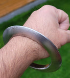 Sikh Kara Sarbloh Kada Pure Iron Smooth Chakri Heavy Khalsa Warrior Bangle OG13