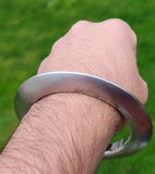 Sikh Kara Sarbloh Kada Pure Iron Smooth Chakri Heavy Khalsa Warrior Bangle OG13