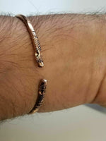 Sadhguru copper punjabi hindu sikh singh adjustable snake healing kara bangle G