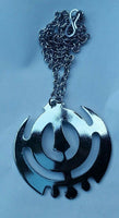 Silver plated Steel Punjabi Sikh Khanda Stunning Pendant for Car Rear Mirror