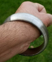 Sarbloh Pure Iron Sikh Singh Kaur Round Kada Khalsa 5Ks Kakar Kara Bangle L11