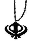 Acrylic Khanda Pendant Punjabi Sikh Singh Kaur Rear Mirror Car Hanger QQ11 NEW