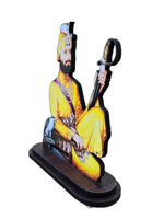 Sikh Wood Carved Photo Guru Nanak Gobind Singh Baba Deep Singh Car Dashboard New