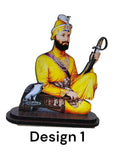 Sikh Wood Carved Photo Guru Nanak Gobind Singh Baba Deep Singh Car Dashboard New