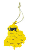 Sikh Punjab Map Acrylic Panjabi Design Car Mirror HANGER Singh Kaur Panjab RR13