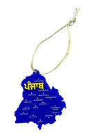 Sikh Punjab Map Acrylic Panjabi Design Car Mirror HANGER Singh Kaur Panjab RR13