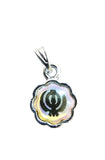 Sikh Khanda Pendant Punjabi Singh Locket Evil Eye Protect black Dori Thread PP33