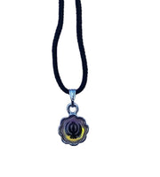 Sikh Khanda Pendant Punjabi Singh Locket Evil Eye Protect black Dori Thread PP33