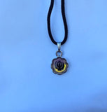 Sikh Khanda Pendant Punjabi Singh Locket Evil Eye Protect black Dori Thread PP33