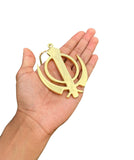 Sikh Steel Khanda Singh Kaur Pendant Punjabi Car Mirror Hanger Ball Chain F33