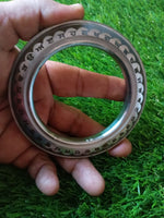 Sarbloh Kara Gurmukhi Bangle Sabhni Challa Maria Smooth Sikh Chakri Kada CC36