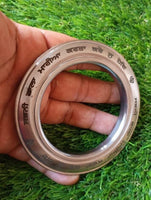 Sarbloh Kara Gurmukhi Bangle Sabhni Challa Maria Smooth Sikh Chakri Kada CC36