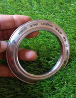 Sarbloh Kara Gurmukhi Bangle Sabhni Challa Maria Smooth Sikh Chakri Kada CC36